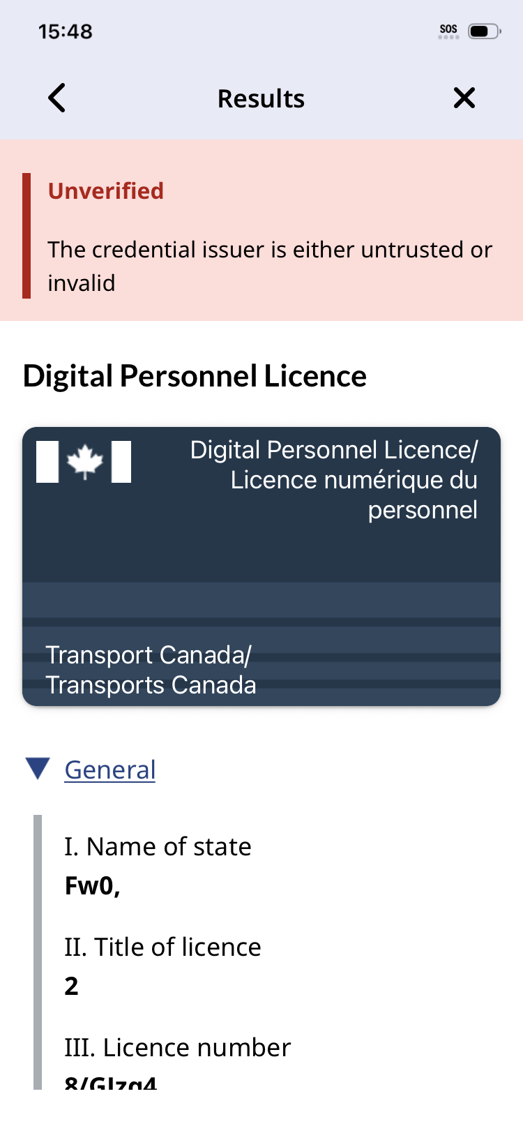 Credential Details